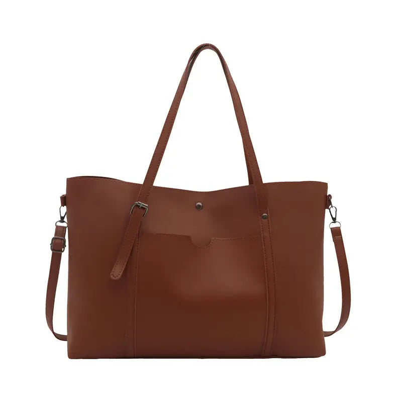 Women's Brown Retro Shoulder Bag